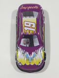 Unknown Brand Stock Car #19 Speedway Purple Die Cast Toy Race Car Vehicle