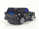 Rare Vintage High Speed 9026 Hallo Moon Black Pull Back Die Cast Toy Car Vehicle