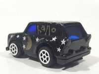 Rare Vintage High Speed 9026 Hallo Moon Black Pull Back Die Cast Toy Car Vehicle