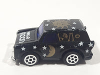 Rare Vintage High Speed 9026 Hallo Moon Black Pull Back Die Cast Toy Car Vehicle