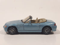 Motor Max No. 6001 BMW Z3 Convertible Light Blue Die Cast Toy Car Vehicle