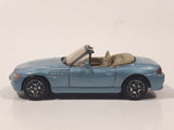 Motor Max No. 6001 BMW Z3 Convertible Light Blue Die Cast Toy Car Vehicle