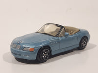 Motor Max No. 6001 BMW Z3 Convertible Light Blue Die Cast Toy Car Vehicle