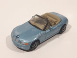 Motor Max No. 6001 BMW Z3 Convertible Light Blue Die Cast Toy Car Vehicle