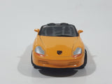 Motor Max No. 6018 Porsche Boxster Convertible Orange Die Cast Toy Car Vehicle