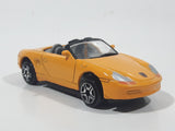 Motor Max No. 6018 Porsche Boxster Convertible Orange Die Cast Toy Car Vehicle