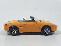 Motor Max No. 6018 Porsche Boxster Convertible Orange Die Cast Toy Car Vehicle