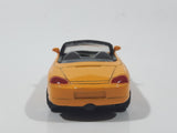 Motor Max No. 6018 Porsche Boxster Convertible Orange Die Cast Toy Car Vehicle