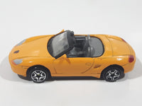 Motor Max No. 6018 Porsche Boxster Convertible Orange Die Cast Toy Car Vehicle