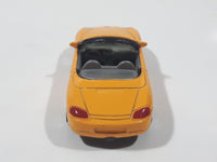 Motor Max No. 6018 Porsche Boxster Convertible Orange Die Cast Toy Car Vehicle