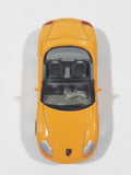 Motor Max No. 6018 Porsche Boxster Convertible Orange Die Cast Toy Car Vehicle