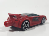 2014 McDonald's Hot Wheels Quick 'N Sik Red Plastic Die Cast Toy Car Vehicle