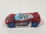 2017 Hot Wheels Track Builder Trak-Tune Translucent Red Die Cast Toy Car Vehicle