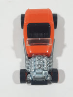 1996 McDonald's Hot Wheels Roadster Flame Rider Orange Die Cast Toy Hot Rod Car Vehicle