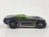 2009 Hot Wheels HW Designs Pony-Up Metallic Purple Die Cast Toy Car Vehicle