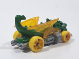 2014 Hot Wheels HW City: Medieval Rides Dragon Blaster Green Die Cast Toy Car Vehicle