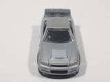 2010 Hot Wheels HW Premiere Nissan Skyline GT-R R34 Silver Die Cast Toy Car Vehicle