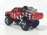 1997 Hot Wheels Racing World Nissan Hardbody Truck Red Die Cast Toy Car Vehicle