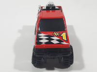 1997 Hot Wheels Racing World Nissan Hardbody Truck Red Die Cast Toy Car Vehicle