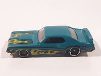 2014 Hot Wheels HW Workshop - Heat Fleet '69 Mercury Cougar Eliminator Green Die Cast Toy Muscle Car Vehicle