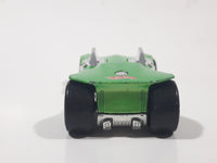 2010 Hot Wheels Track Stars Twin Mill III Metalflake Green Die Cast Toy Car Vehicle