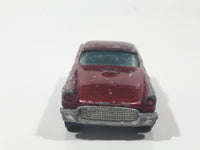 1982 Hot Wheels '57 T-Bird Metalflake Red Die Cast Toy Classic Car Vehicle