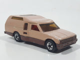 Vintage 1981 Hot Wheels Minitrek Tan Brown Die Cast Toy Car Vehicle Made in Hong Kong