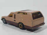 Vintage 1981 Hot Wheels Minitrek Tan Brown Die Cast Toy Car Vehicle Made in Hong Kong