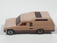 Vintage 1981 Hot Wheels Minitrek Tan Brown Die Cast Toy Car Vehicle Made in Hong Kong