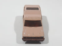 Vintage 1981 Hot Wheels Minitrek Tan Brown Die Cast Toy Car Vehicle Made in Hong Kong