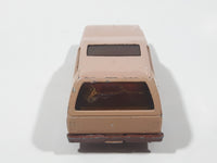 Vintage 1981 Hot Wheels Minitrek Tan Brown Die Cast Toy Car Vehicle Made in Hong Kong