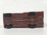 Vintage 1981 Hot Wheels Minitrek Tan Brown Die Cast Toy Car Vehicle Made in Hong Kong