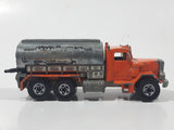1981 Hot Wheels Peterbilt Tanker Truck California Construction Company Die Cast Toy Car Vehicle