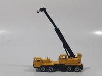 Vintage 1982 Hot Wheels Wheels Workhorses Construction Crane Yellow Die Cast Toy Car Vehicle