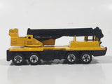 Vintage 1982 Hot Wheels Wheels Workhorses Construction Crane Yellow Die Cast Toy Car Vehicle