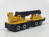 Vintage 1982 Hot Wheels Wheels Workhorses Construction Crane Yellow Die Cast Toy Car Vehicle