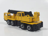 Vintage 1982 Hot Wheels Wheels Workhorses Construction Crane Yellow Die Cast Toy Car Vehicle