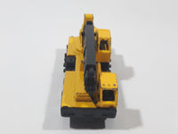 Vintage 1982 Hot Wheels Wheels Workhorses Construction Crane Yellow Die Cast Toy Car Vehicle