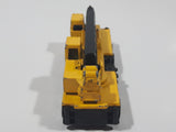 Vintage 1982 Hot Wheels Wheels Workhorses Construction Crane Yellow Die Cast Toy Car Vehicle