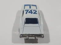 2011 Hot Wheels HW Main Street '69 Dodge Charger Ocala Police 742 Pearl White Die Cast Toy Muscle Car Vehicle