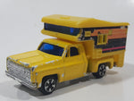 JRI Road Machines RV Camper Chevy Pickup Truck Yellow Die Cast Toy Car Vehicle - Hong Kong