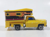 JRI Road Machines RV Camper Chevy Pickup Truck Yellow Die Cast Toy Car Vehicle - Hong Kong