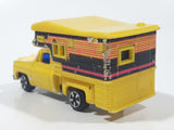 JRI Road Machines RV Camper Chevy Pickup Truck Yellow Die Cast Toy Car Vehicle - Hong Kong