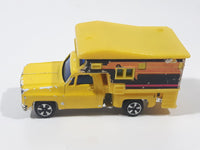 JRI Road Machines RV Camper Chevy Pickup Truck Yellow Die Cast Toy Car Vehicle - Hong Kong