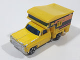 JRI Road Machines RV Camper Chevy Pickup Truck Yellow Die Cast Toy Car Vehicle - Hong Kong