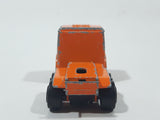 Vintage Majorette Mercedes Semi Tractor Truck Orange 1:100 Scale Die Cast Toy Car Vehicle Made in France