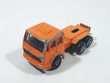 Vintage Majorette Mercedes Semi Tractor Truck Orange 1:100 Scale Die Cast Toy Car Vehicle Made in France