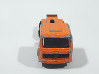 Vintage Majorette Mercedes Semi Tractor Truck Orange 1:100 Scale Die Cast Toy Car Vehicle Made in France