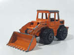 Vintage Majorette No. 211 & 263 Tracto Bull Dozer Front End Loader Orange 1/87 Scale Die Cast Toy Construction Equipment Vehicle