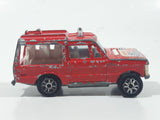 Vintage 1980 Majorette No. 246 Range Rover Rescue Team Red 1/60 Scale Die Cast Toy Car Emergency Vehicle